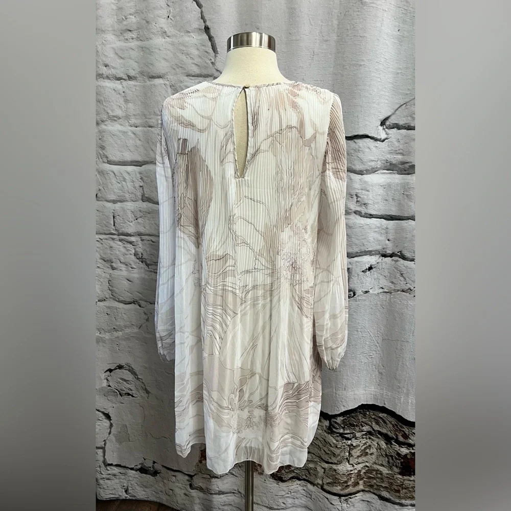Aritzia Wilfred Daydreamer Mini Dress BIRCH BLANC/BOULEAU‎ PALE Floral Romance - Picture 9 of 10